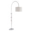 Arc Floor Lamp With Fabric Shade