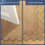 Tapis d'intérieur à bord festonné Bénéfice Naturel-323357785