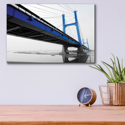 «Suspension Bridge In Blue» par PhotoINC Studio