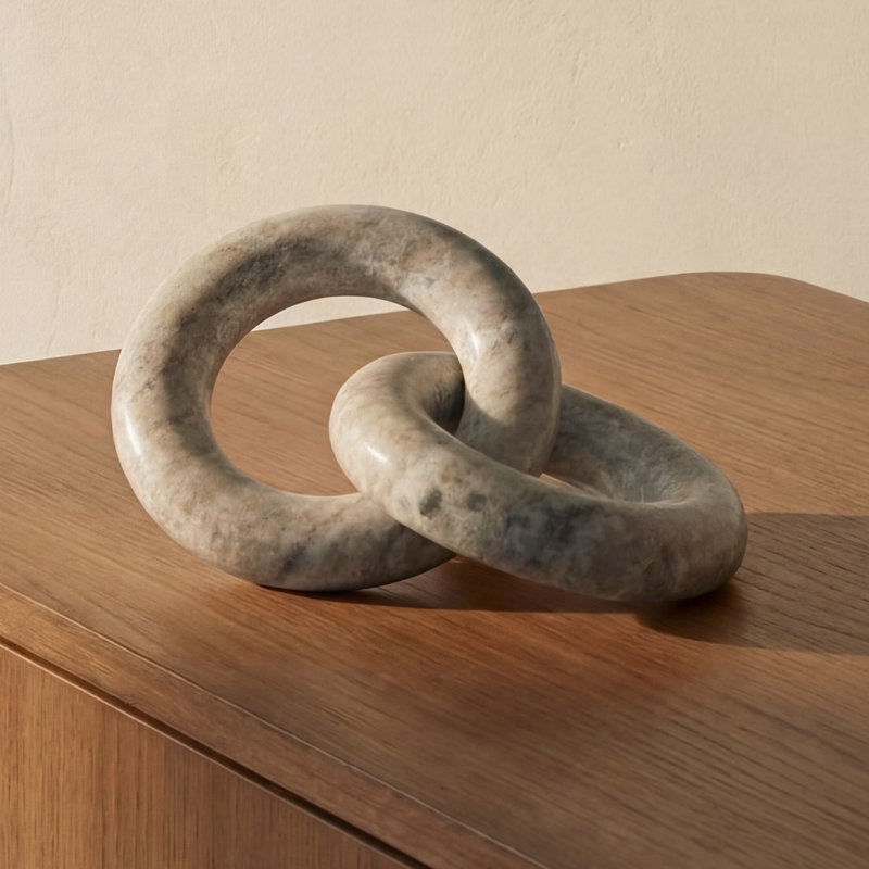 Hera Tabletop Decor Beige Marble, Beige