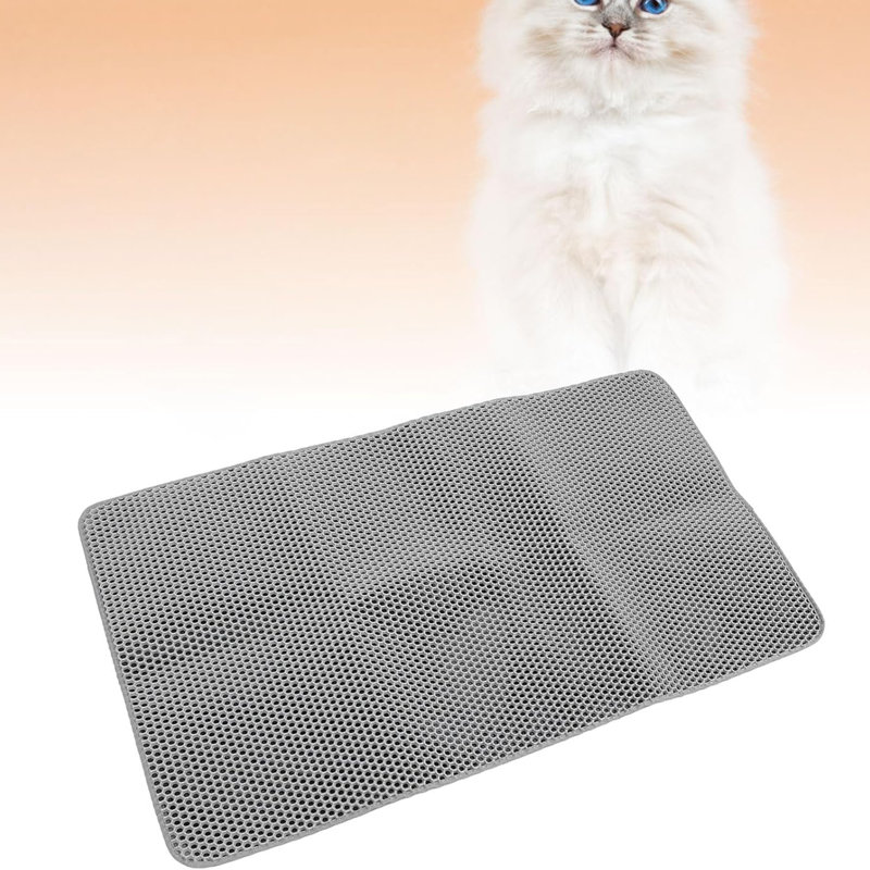Tapis de litière pour chat avec nid d'abeille profond pour un usage domestique