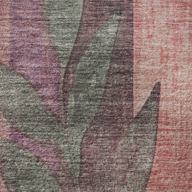 Tapis floral lavable à la machine de qualité supérieure Mayfield AMF1871, Rectangle 10 pi x 14 pi