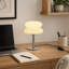 Lampe de table champignon moderne à double couche (ampoule incluse) P 8 po x H 11 po