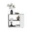 Table d'appoint, table de bout et canapé avec deux tablettes 19,7 "de haut Garden-514130419