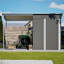 Remise de jardin toutes saisons 2 en 1 avec pergola ouverte
