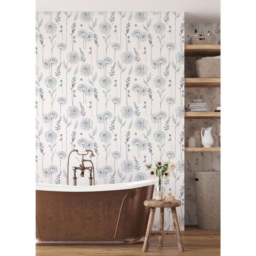 Maisey 18' L x 20.5" W Peel and Stick Wallpaper Roll Room Mates