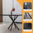 Practical Square Household Dining Table, Modern Design Space Saving Multi-Use Table-733280111
