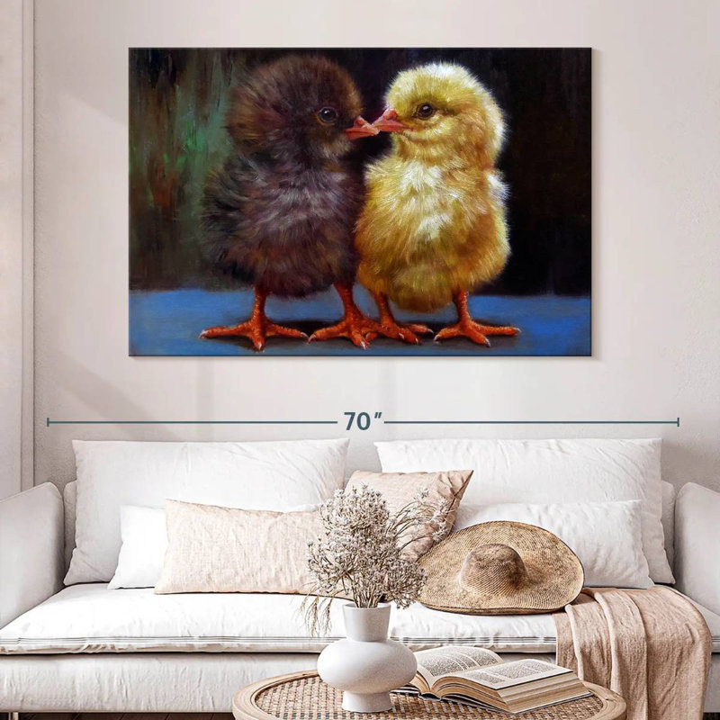 Brampt The Kiss Chicks, H 34 po x l 51 po