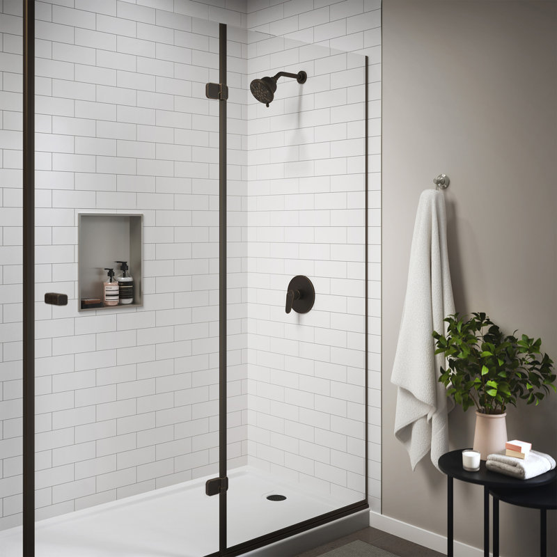 Pomme de douche filtrée PulsePure 5 po avec filtration en 15 étapes et réglages multiples, Bronze huilé, bronze