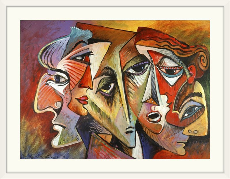 «The Seekers» par Frioucheburg, reproduction d'art, H 18 po x l 24 po x P 1,25 po, Toile