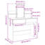 Dressing Table with Mirror-114308531