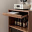Armoire d'appoint en verre sur pied