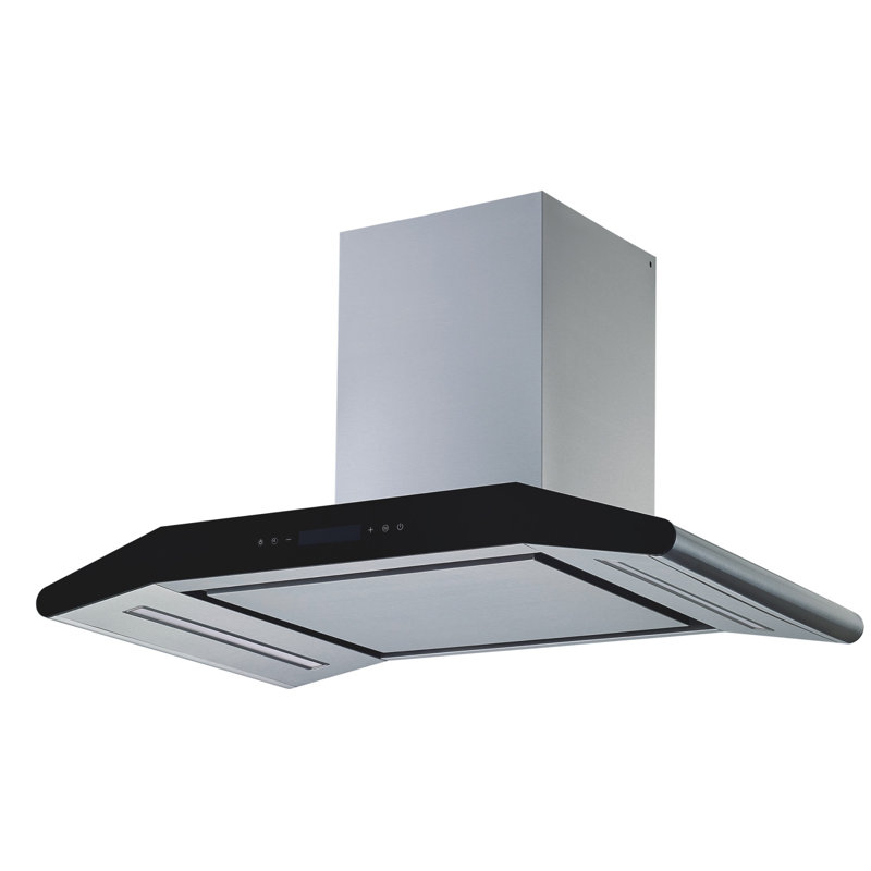 Hotte murale convertible 36 pouces 500 CFM Elite en acier inoxydable