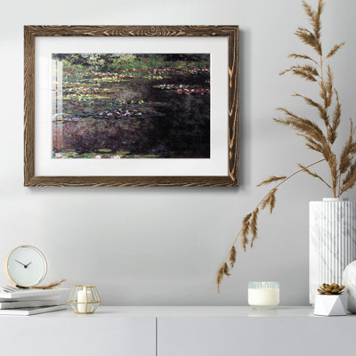 «Water Lilies, Water Landscape # 5» par Monet, reproduction d'art sur papier
