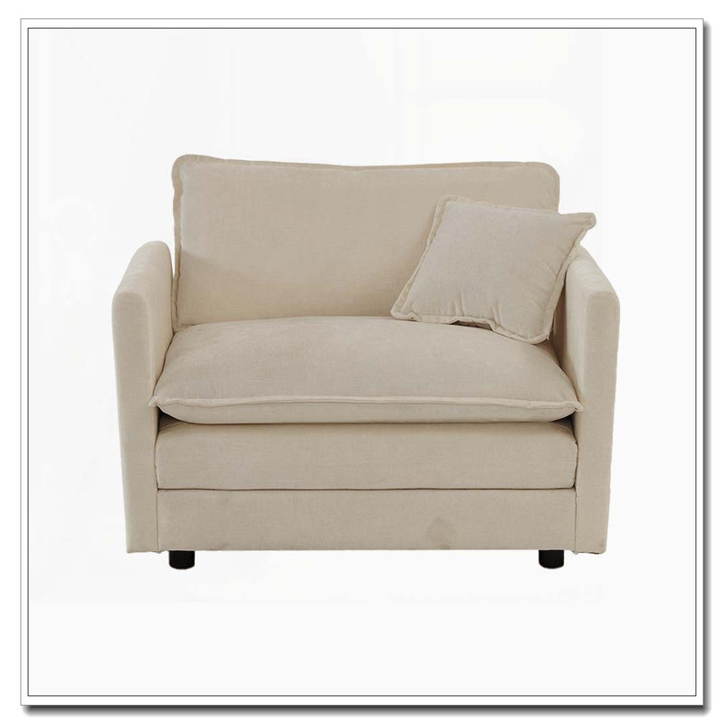 Chaise de salon Comfy, Café clair, 2