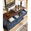 Commode à 6 tiroirs de 47 po de large avec commode de chambre anti-basculement-301204472