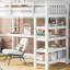 Lit mezzanine avec tablettes de rangement-51051065-51051070