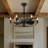Cinta 27.17" Classic Black Caged Farmhouse Ceiling Fan With Light Kit And Remote Control-1347586010