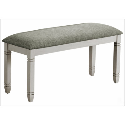 Banc, 41 po rectangulaire, cuisine, salle à manger, vestibule, chambre à coucher, revêtement, bois, bois massif, tissu, transitionnel