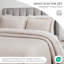Ensemble de couvre-lit matelassé 100% coton à deux tons Hibiscus -105901484-105901489