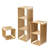 3 - Piece Bamboo Bookcase Sectional