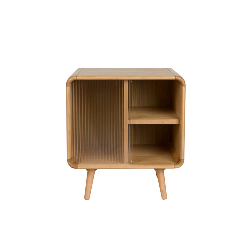 Table de chevet Rise, Naturel
