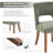 Upholstered Dining Side Chairs Set of 4-705286542