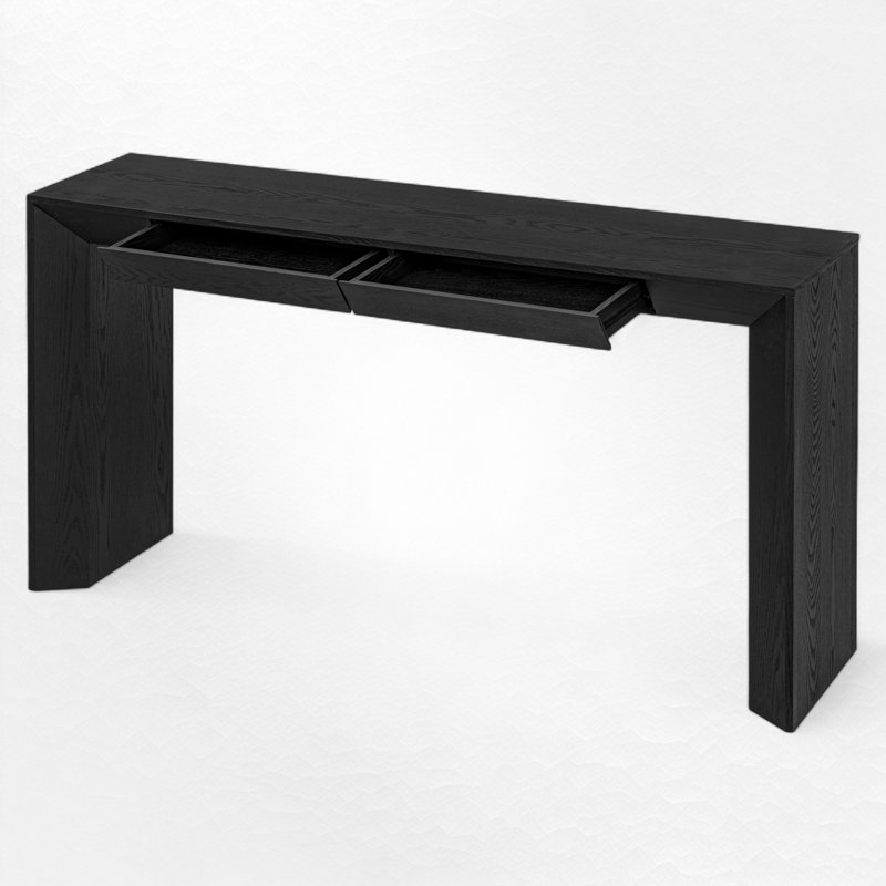 Console 60,03 po, Noir