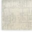 Power Loom Synthetic Fibers Abstract Area Rug in Ivory/Gray-1137874911