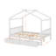 Lit plateforme double pleine grandeur avec 2 tiroirs, tête et pied de lit, toit-1664031742