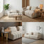 Canapé 100% moderne 4 places Boucle-677981249