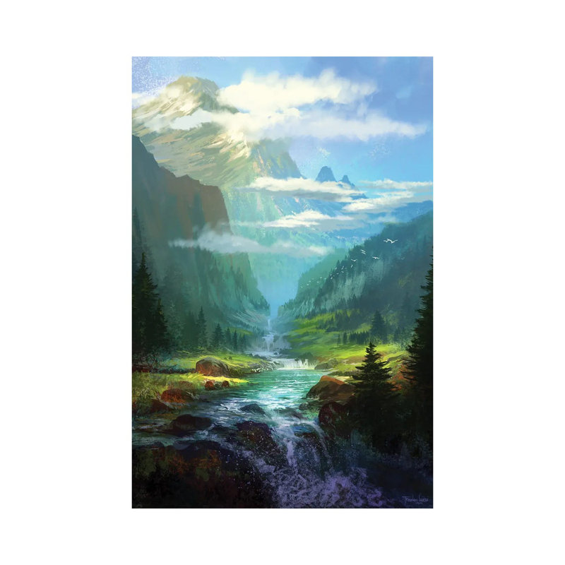 Tranquil par Ferdinand Ladera, impression sur toile tendue, H 40 po x l 26 po x P 1,5 po