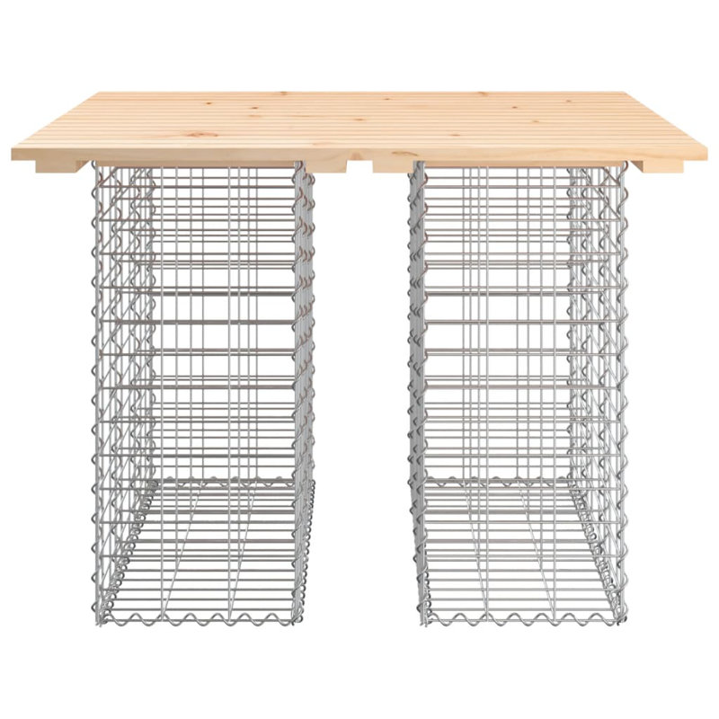Alain Outdoor Bench, Wood Pine, 72 cm H x 100 cm W x 102 cm D