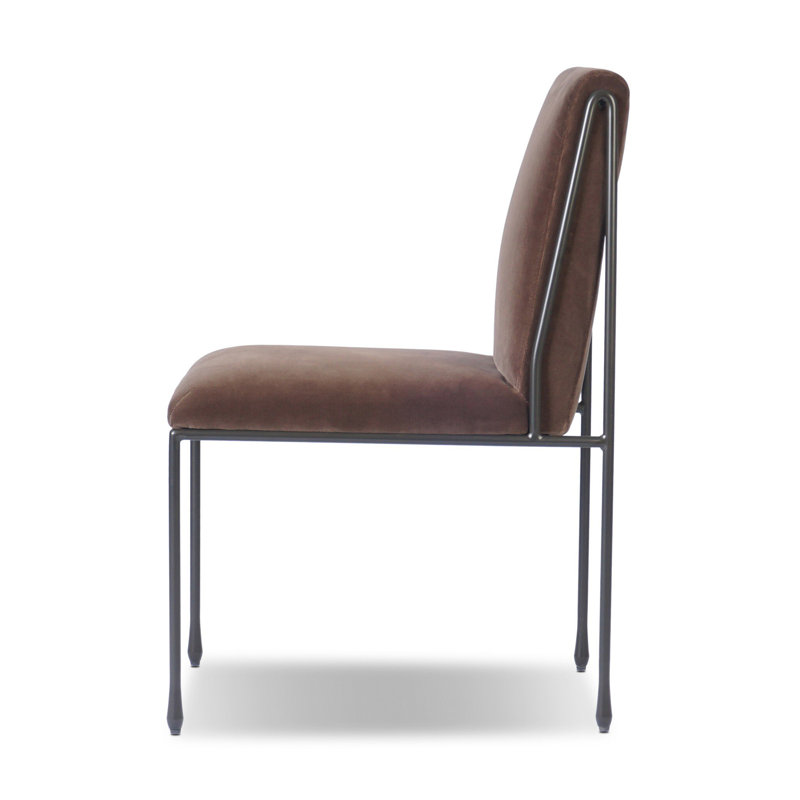 Decker Upholstered Dining Chair, Surrey Mink