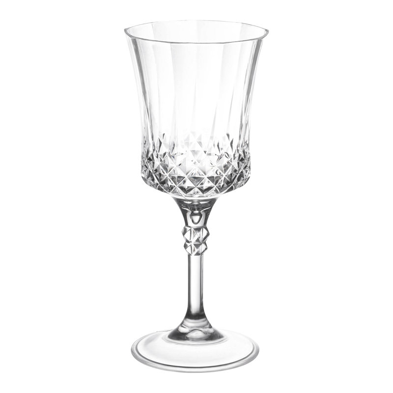 11 oz Verre à vin en cristal taillé en cristal