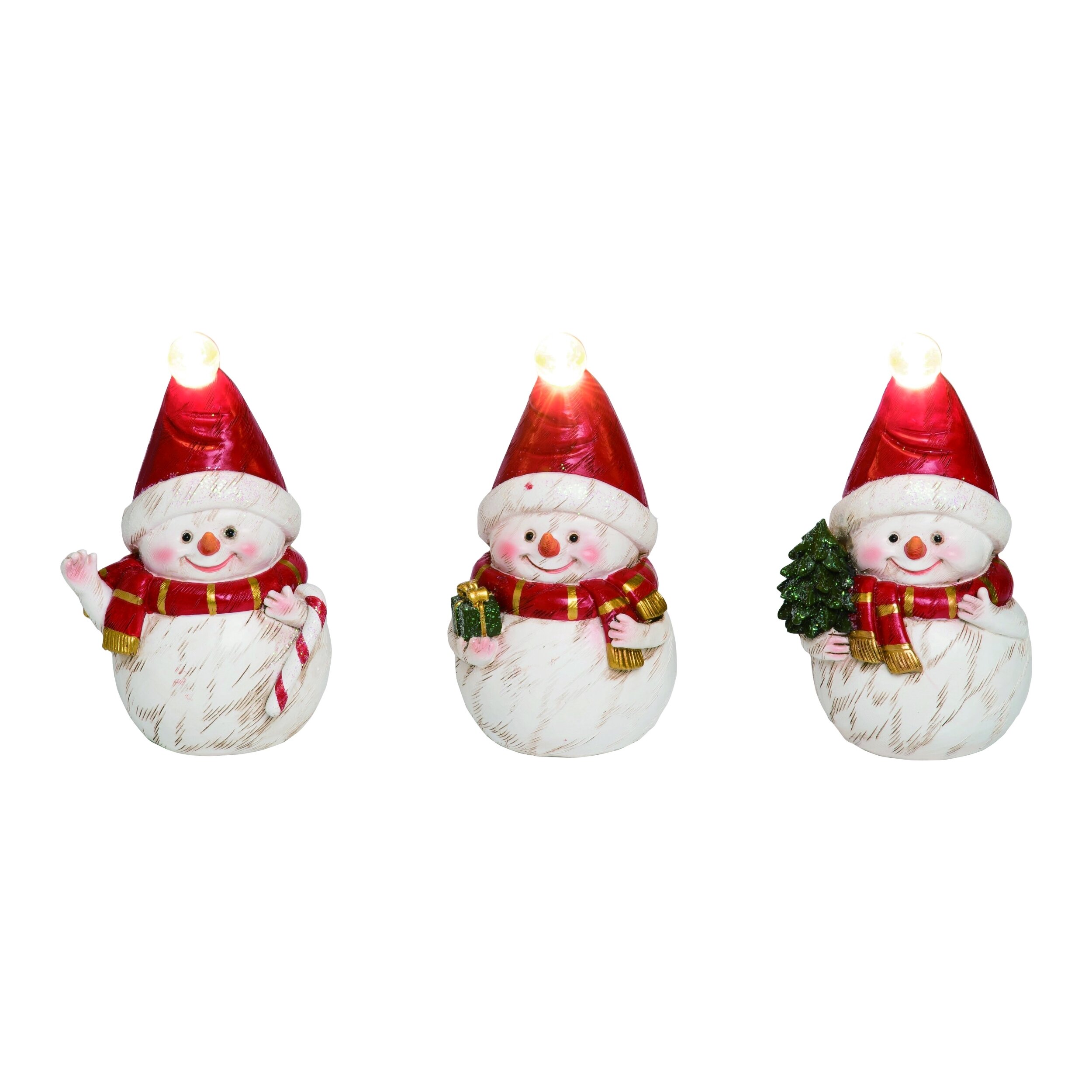 100 Pieces Mini Resin Christmas Ornament Christmas Miniature Ornament Kit  Resin Snowflake Snowman Santa Christmas Ornament for Christmas Tree