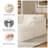 110.2" Modular Cloud Couch with Ottoman, U-Shaped Deep Seat Sofa for Living Room, No Assembly Required-630283889