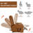 Dual Motor Infinite Position Up To 350 LBS Power Lift Recliner Chair With Power-Remote, Heat Massage And Heavy Duty Motion Mechanism-38025470
