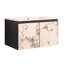 Meuble-lavabo mural flottant 30 po avec lavabo en céramique et porte d'armoire à fermeture en douceur