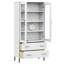 Landowski 172.5cm H x 85cm W Solid Wood Standard Bookcase-124812119