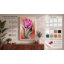 Magenta Tulip Botanical 1 Piece Wrapped Canvas Wall Art-827588560-827588565