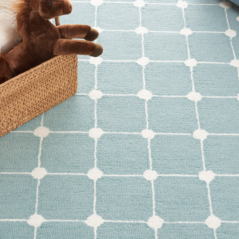 Tapis oriental en laine / coton touffeté à la main Darinesha, Rectangle 4 pi x 6 pi