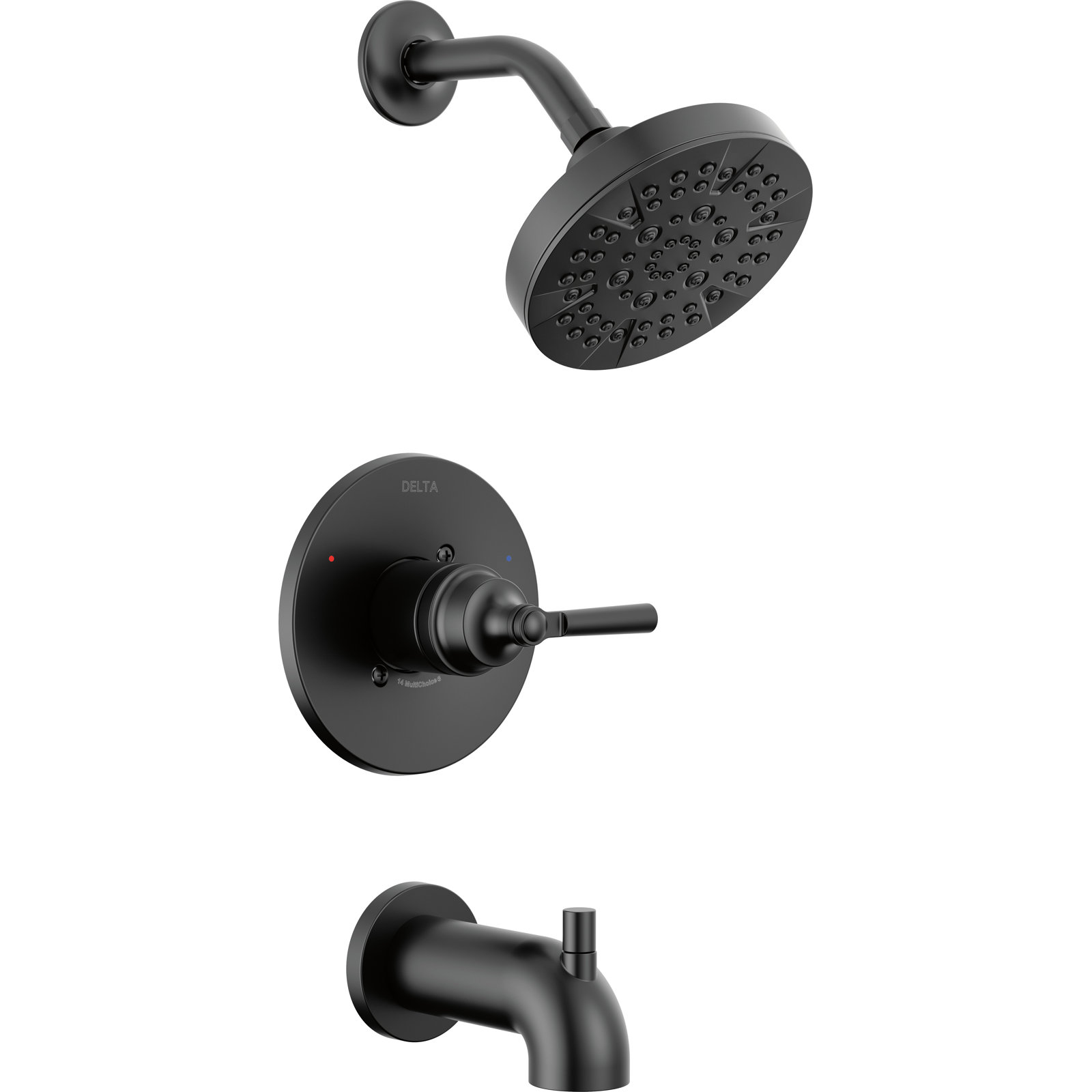 SAYLOR™ Single-Function Tub and Shower Set, Matte Black