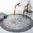 DeBary Oriental Dark Sage/Ivory Area Rug-505733802