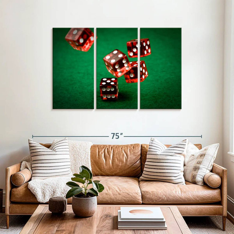 Senne Roll The Red Dice, H 36 po x l 57 po