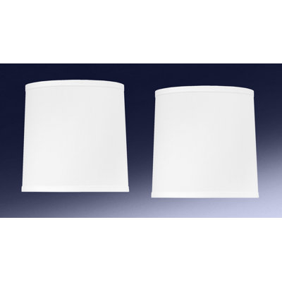 9.5 in. H x 10 in. W Linen Drum Lamp Shade