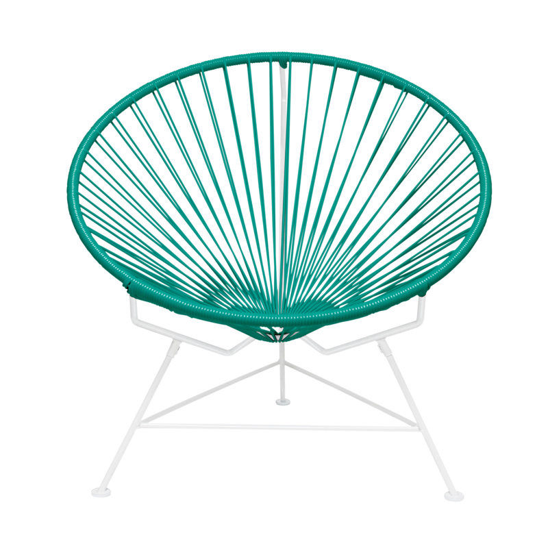 Méridienne Innit, Turquoise / blanc
