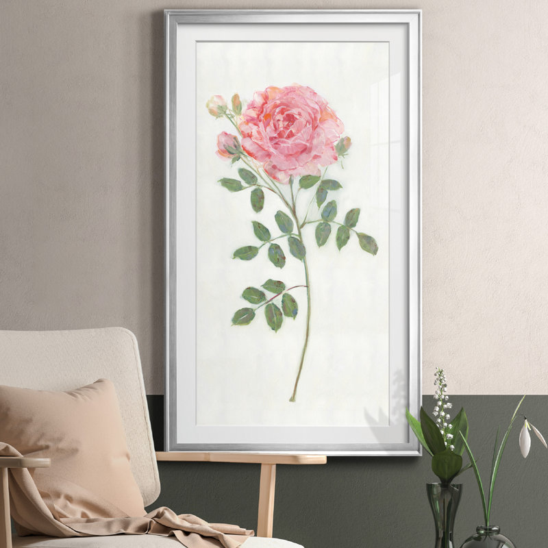 Simple tige II - cadre photo, reproduction d'art, H 14,5 po x l 26,5 po x P 1,5 po, Cadre argenté