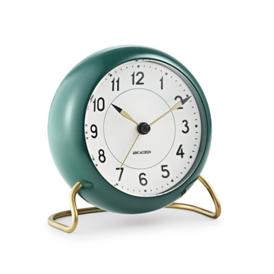 Station Analog Electric Alarm Tabletop Clock