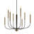 Jacinta 8 - Light Dimmable Large 37" Modern Classic / Traditional Dining Room Chandelier